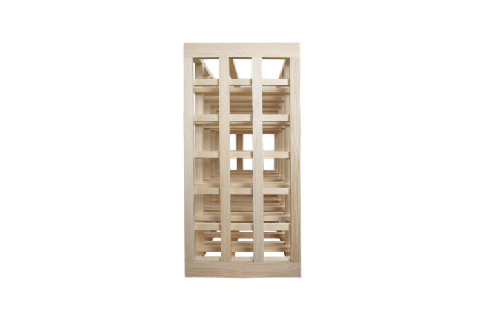 Winenest porte-bouteilles en bois de pin assemblé