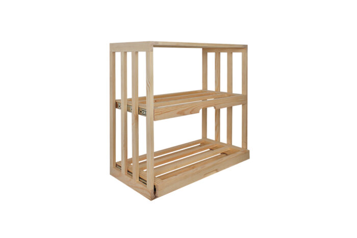 Winenest étagère à vin empilable en bois de pin