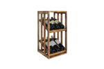 Winenest Rangement élégant du vin en pin brûlé
