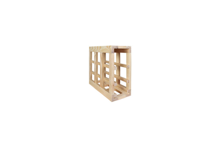 Winenest étagère à vin empilable en bois de pin
