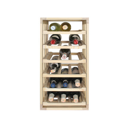 Winenest Casier à vin en bois de pin respectueux du CO2
