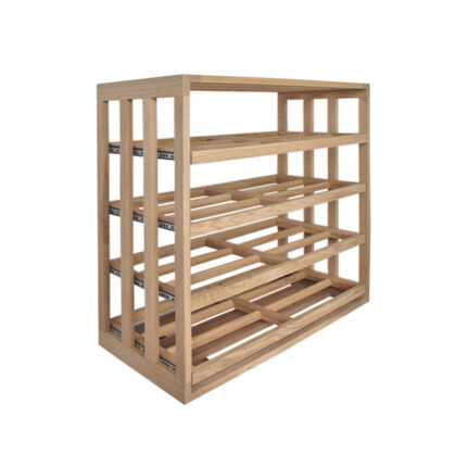 Winenest rangement à vin élégant en bois de chêne