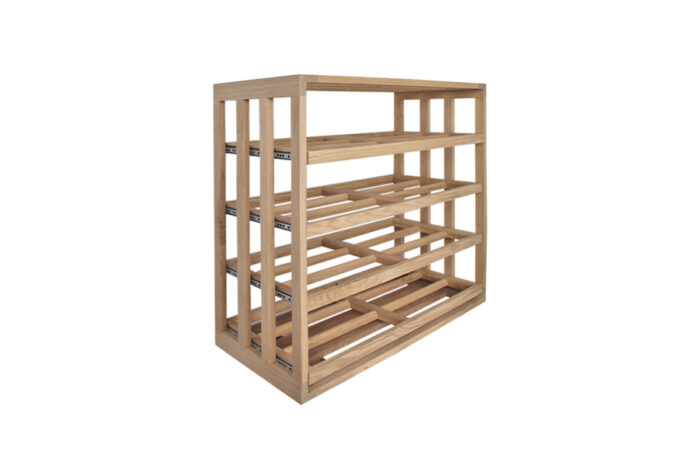 Winenest rangement à vin élégant en bois de chêne
