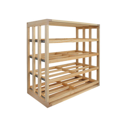 Winenest porte-bouteilles en bois de pin assemblé