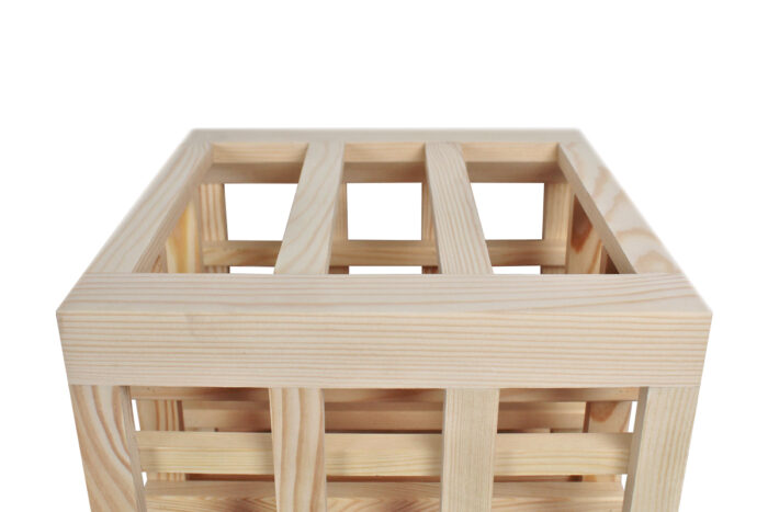 Winenest étagère à vin empilable en bois de pin