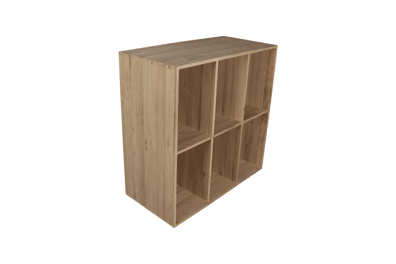 Bookshelf - Chêne (6 compartiments verticaux) - Image 2