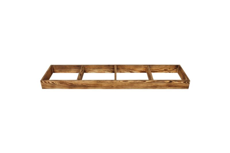 Base du casier à vin 120cm - Pin Brûlé