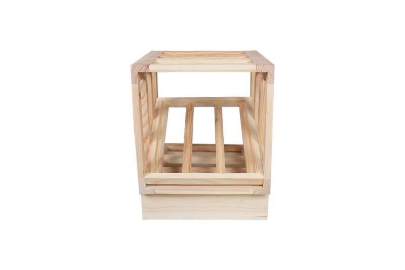 Base du casier à vin 30cm - Pin - Image 3