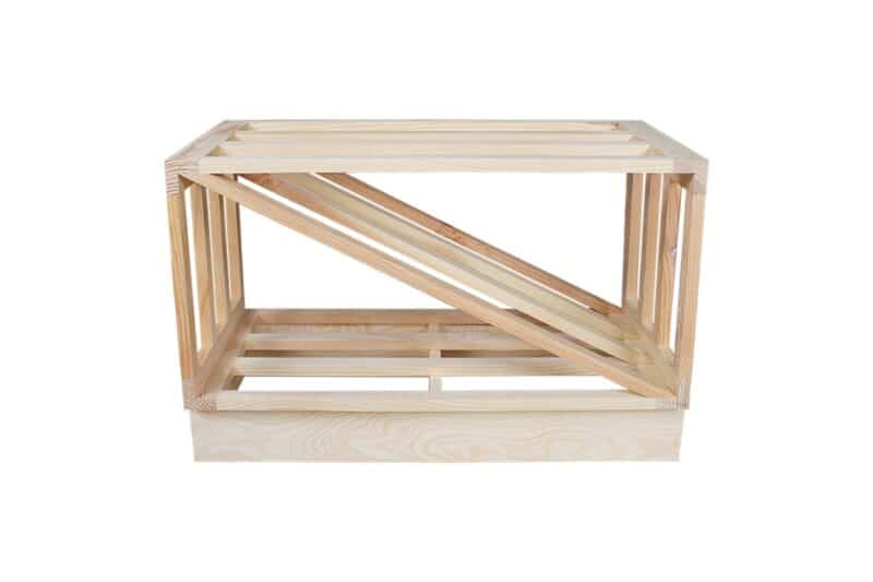 Base du casier à vin 60cm - Pin - Image 3