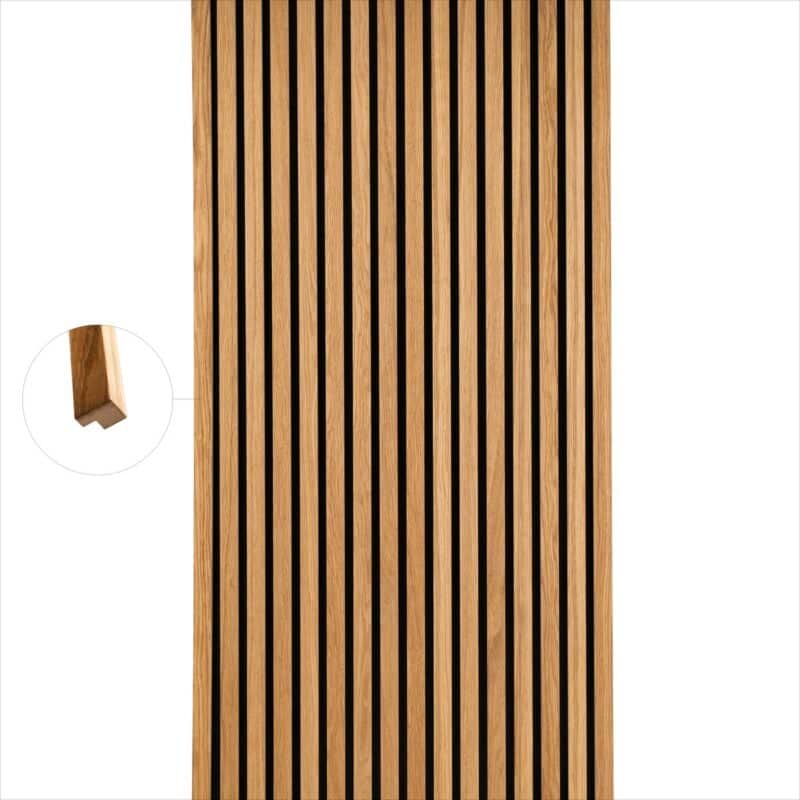 Coin pour Panneau Acoustique - Chêne Huile (2800x27x20) - Image 2