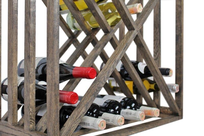 Casier à vin - Eva - Chêne Fumé - Image 7