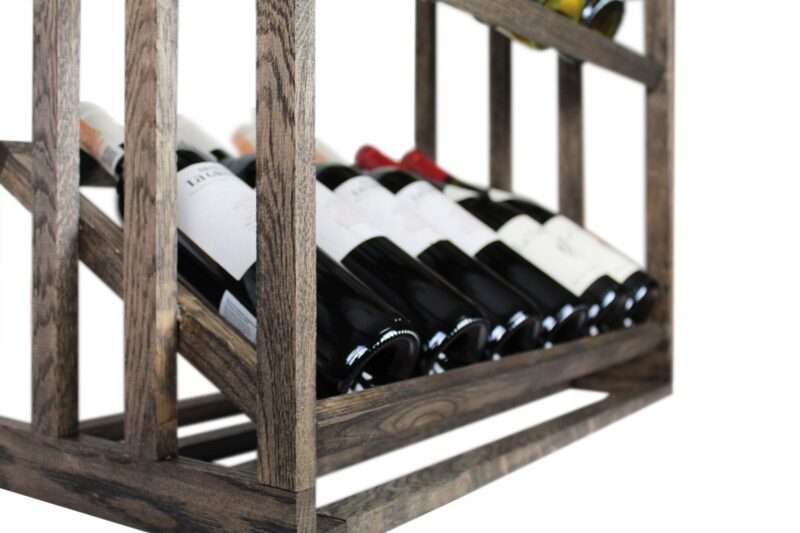Casier à vin - Mia - Chêne Fumé - Image 7