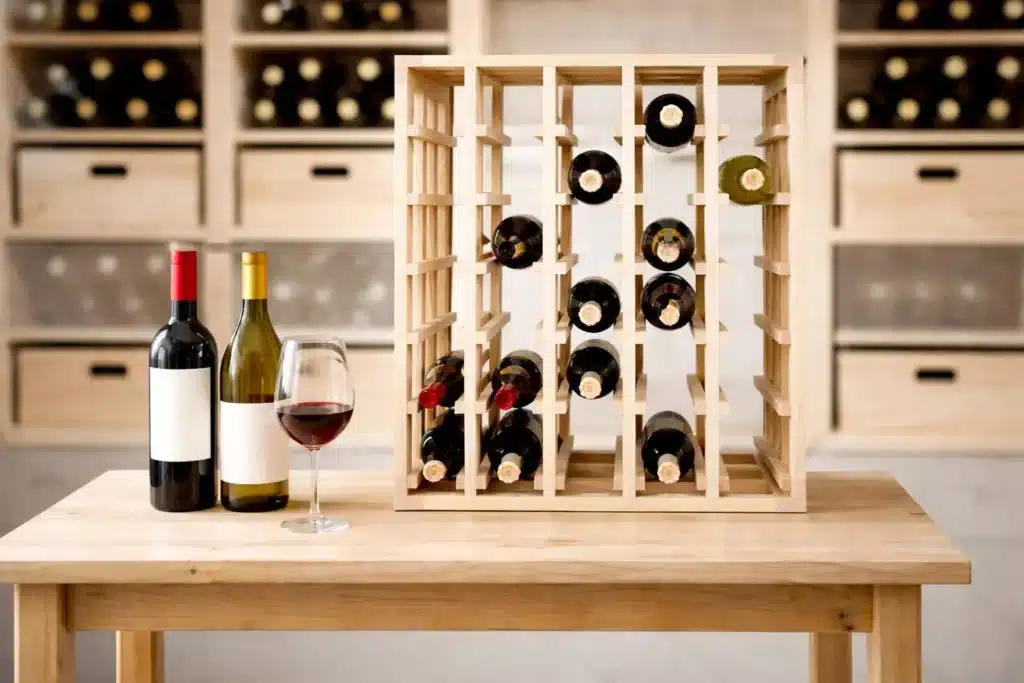 Pine Wine Rack Sustainable Design Craftsmanship Guide 1