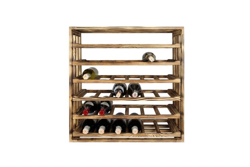 Casier à vin - Zoe - Pin Brûlé - Image 2